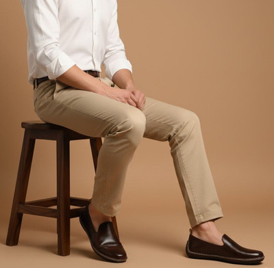 ZOKARO Ethnic StylishLatest Design Mojari Juttis Loafer for Men Loafers For Men(Brown , 8)