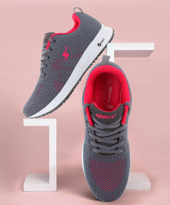Sparx SL-170 Running Shoes For Women(Grey, Pink)