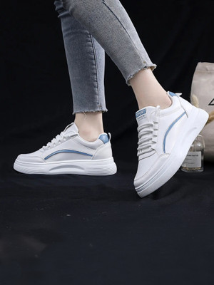 oxpeo Sneakers For Women(White , 5)