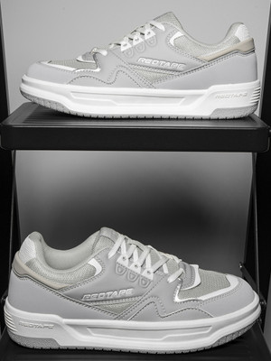 RED TAPE Men's Lifestyle Sneakers| Casual Comfort for Everyday Wear Sneakers For Men(Grey , 6)