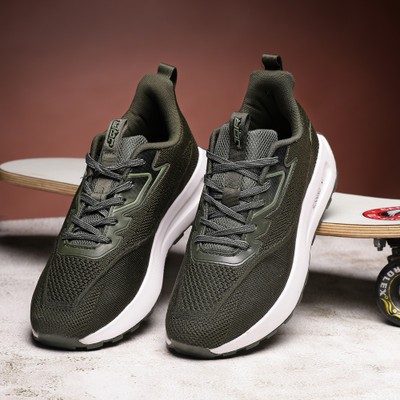 JQR ROME Running Shoes For Men(Olive , 8)