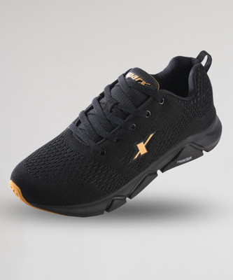 Sparx SM 657 Running Shoes For Men(Black, Gold , 7)