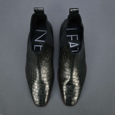 LEATHER NEED Men’s Stealth LX Chelsea Boots | Premium Green | Stylish & Durable Boots For Men(Green , 10)