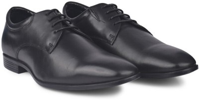 Feet First Leather Derby Formal shoes Derby For Men(Black)