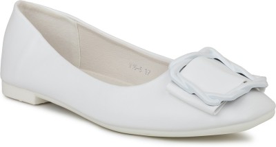 Inc.5 Inc.5 Ballerina Shoe For Women Bellies For Women(White)