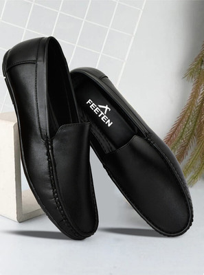 Feeten Trendy Comfortable Stylish Casual Slip On Loafer Loafers Loafers For Men Loafers For Men(Black , 5)