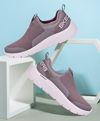 Skechers GO WALK FLEX Walking Shoes For Women(Purple , 3)