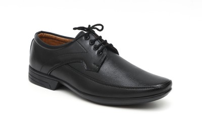 Groofer Groofer Stylish Comfortable Officewear Formal Shoes For Men's Lace Up For Men(Black)