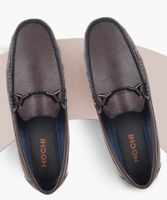 MOCHI Loafers For Men(Brown , 9)
