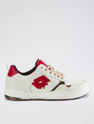 LOTTO Melt - Hoopstar OG Leather Sneakers For Men(White , 8)