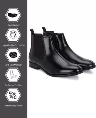 AUCKLAND Boots For Men(Black , 7)