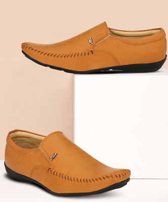 Lee Peeter Slip On For Men(Tan , 7 UK/India)