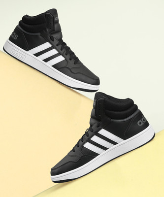 ADIDAS HOOPS 3.0 MID Sneakers For Men(Black , 6)