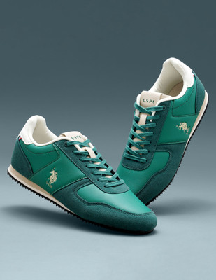 U.S. POLO ASSN. SORRENTO 4.0 Sneakers For Men(Green , 10)