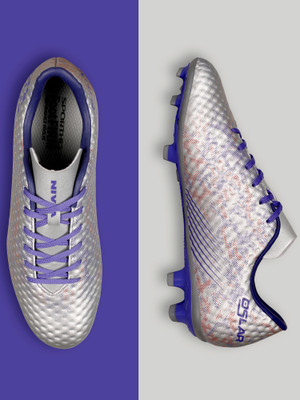 NIVIA Oslar 3.0 football shoe stud Football Shoes For Men(Silver , 8)