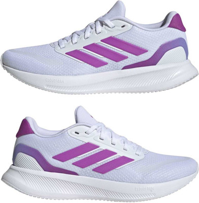 ADIDAS RUNFALCON 4 W Running Shoes For Women(White , 5)