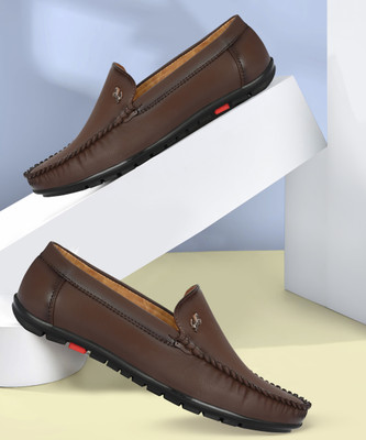 Red Beast Loafers for Men ( Brown 06 ) Loafers For Men(Brown , 6)