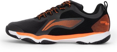 LI-NING Ranger Lite Z2 Badminton Shoes For Men(Black, Orange , 9)