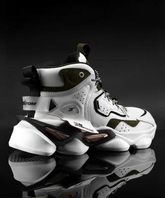 ATOM High Tops Sneakers For Men(White , 9)