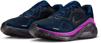 NIKE Structure 26 SE Running Shoes For Men(Black, Blue , 8)