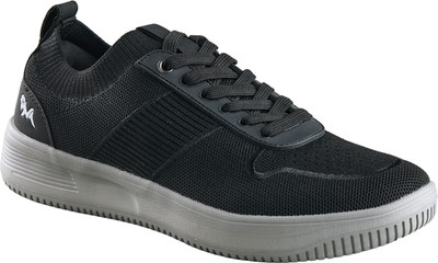 Neemans Embroidered Sneakers for Men Sneakers For Men(Black , 11)