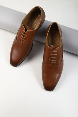 VAN HEUSEN Corporate Casuals For Men(Brown , 8)