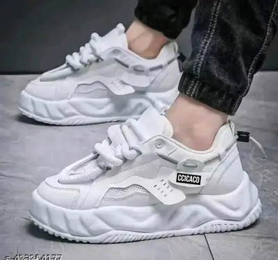 CCICACO CCICACO Sneaker Shoes For Men | Stylish and Comfortable Sneakers Sneakers For Men(White , 9)