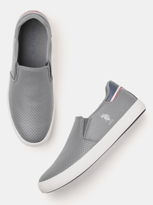 U.S. POLO ASSN. CAMPBELL 3.0 Slip On Sneakers For Men(Grey , 11)