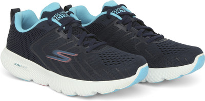 Skechers GO RUN POWER - FLEETZ Running Shoes For Women(Navy , 4)