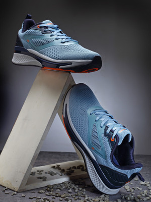 action Athleo ATG 704 Comfortable Lightweight Breathable Sports Lace Up Running Shoes For Men(Blue , 9)