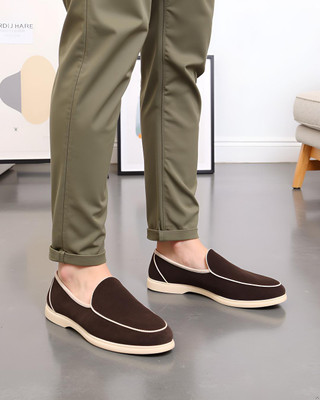 Mast & Harbour Loafers For Men(Brown , 9)