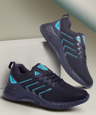 asian Plasma-05 Black Sports,Walking,Casual,Gym, Running Shoes For Men(Black, Black , 6)