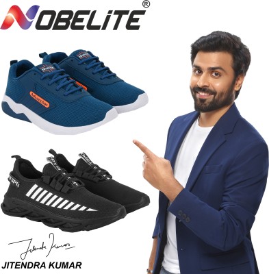 NOBELITE Combo Pack of 2 Pairs of Casuals For Men(Multicolor , 10)