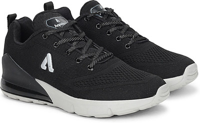 Aqualite Aqualite EARTH Sports Running Shoes for men Lightweight & comfort insole Running Shoes For Men(Black, Grey , 10)