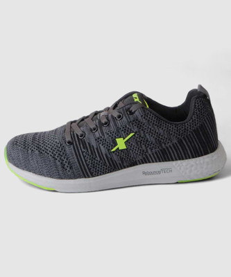 Sparx SM 379 Running Shoes For Men(Grey, Green , 7)