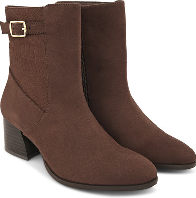 Roadster Boots For Women(Brown , 6)