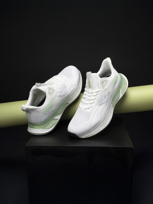 RED TAPE Athleisure Shoes for Men | Cultured Round-Toe Shape & Cushioning Technology Walking Shoes For Men(White, Green , 9)