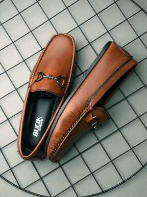 Bucik Bucik Men Comfortable Lightweight Slip On Loafers Loafers For Men(Tan)
