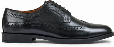 dumanera Dominic Brogues For Men(Black , 7)