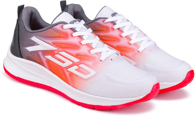 NOBELITE Running Shoes For Men(White, Red , 7)