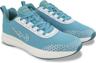 CAMPUS BEACH Women's Sports Shoes |Memory Foam Comfort & Anti-Slip Sole Design |Lace-Up Running Shoes For Women(Green , 7)
