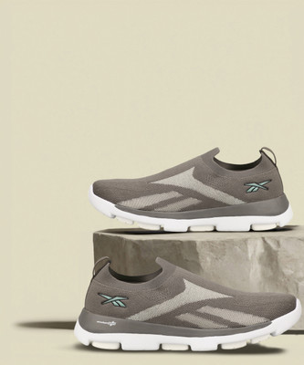 REEBOK Smooth Edge Slip Walking Shoes For Men(Grey , 10)