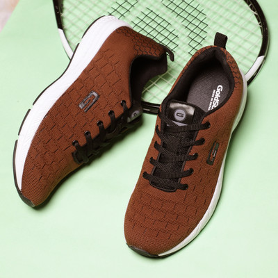 GOLDSTAR Running Shoes For Men(Brown , 9)