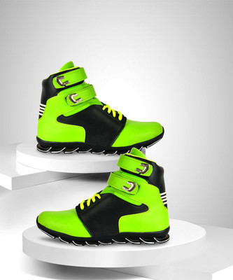 Zixer Exclusive Hip Hop Dancing Boots Sneakers Dancing Shoes For Men(Green , 7)