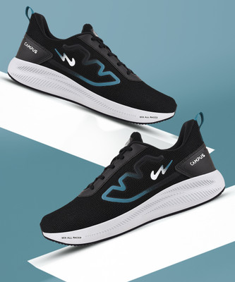 CAMPUS RAKE Running Shoes For Men(Black , 6)