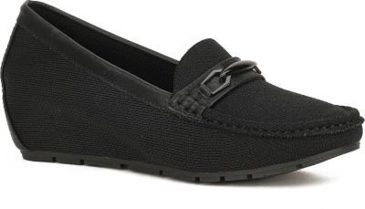 Bata Loafers For Women(Black , 8)