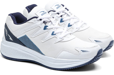 asian Thar-22 Men’s Running Shoes | Lightweight, Stylish & Comfortable Sports Wear Running Shoes For Men(White, Navy , 6)