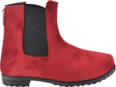 Clover Boots For Women(Red , 5)