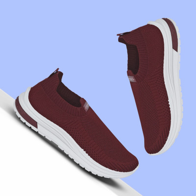 M7 By Metronaut Comfi-Line Soft Casual Walking Shoes For Women(Maroon , 6)