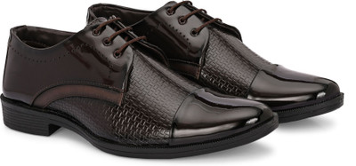 AGRA EXPORT PARTY WEAR FORMAL Party Wear For Men(Brown , 7)